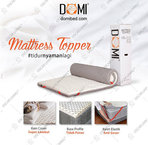 Mattress TopperLapisan Kasur Domi Topper Original | Mattress OnlyDOMIOSCARLIVING