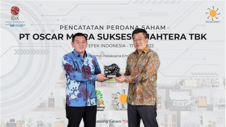 PT Oscar Mitra Sukses Sejahtera Tbk Resmi Melantai di Bursa Efek Indonesia - OSCARLIVING