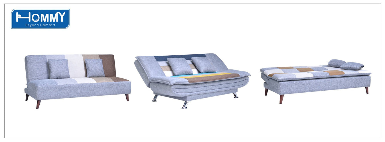 sofabed dengan desain minimalis dan menampilkan kemewahan