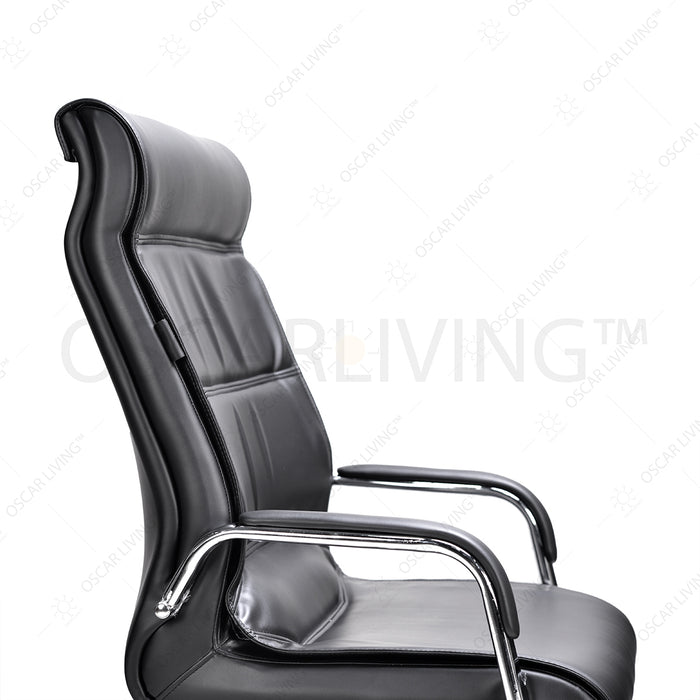 Subaru Ferre LCCR Chrome Director's Office Chair | Director Office Chair