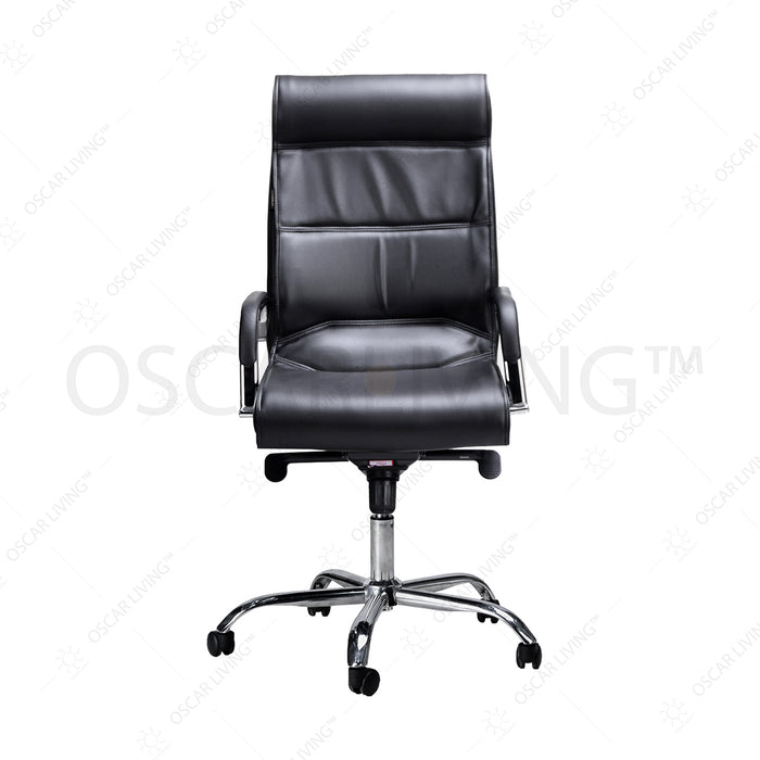 Subaru Ferre LCCR Chrome Director's Office Chair | Director Office Chair