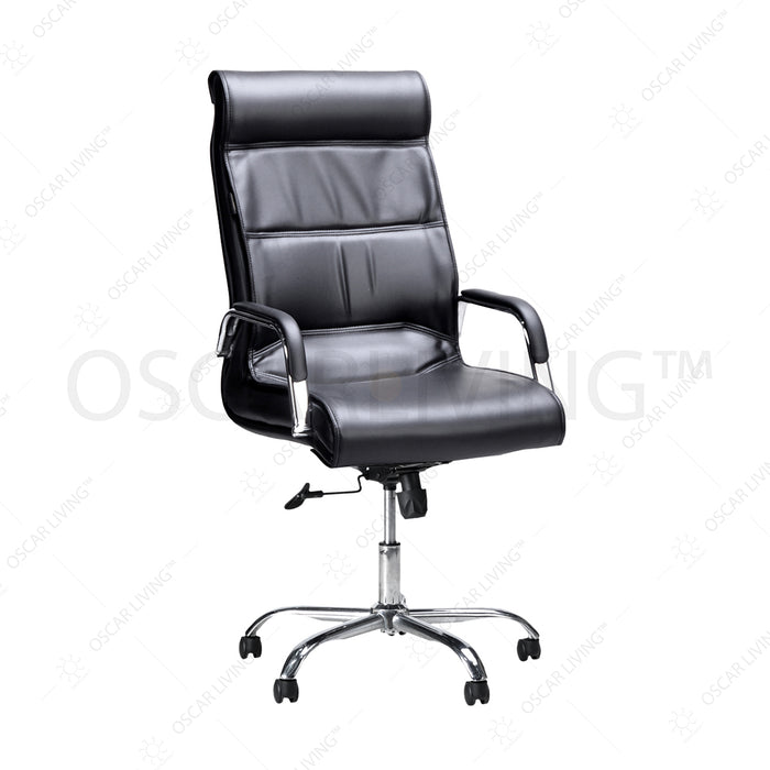 Subaru Ferre LCR Chrome Director's Office Chair | Director Office Chair