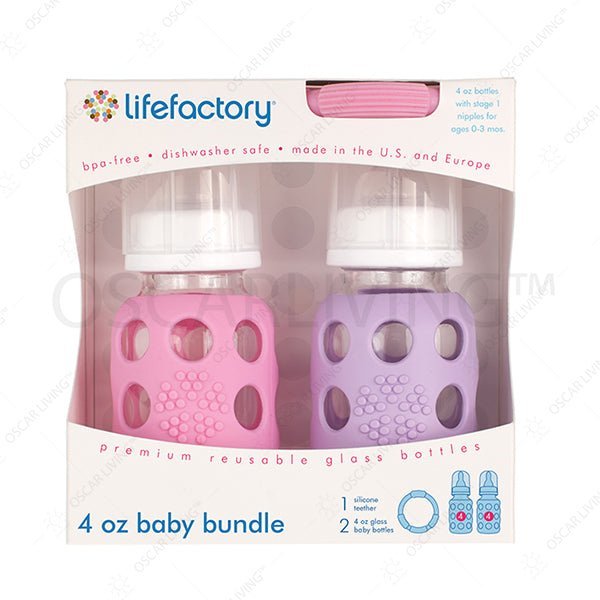 Botol BayiBotol Susu Bayi Lifefactory 4oz BPA Free - PaketLIFEFACTORYOSCARLIVING