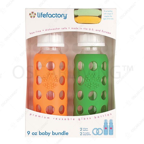 Botol BayiBotol Susu Bayi Lifefactory 9oz BPA Free - PaketLIFEFACTORYOSCARLIVING