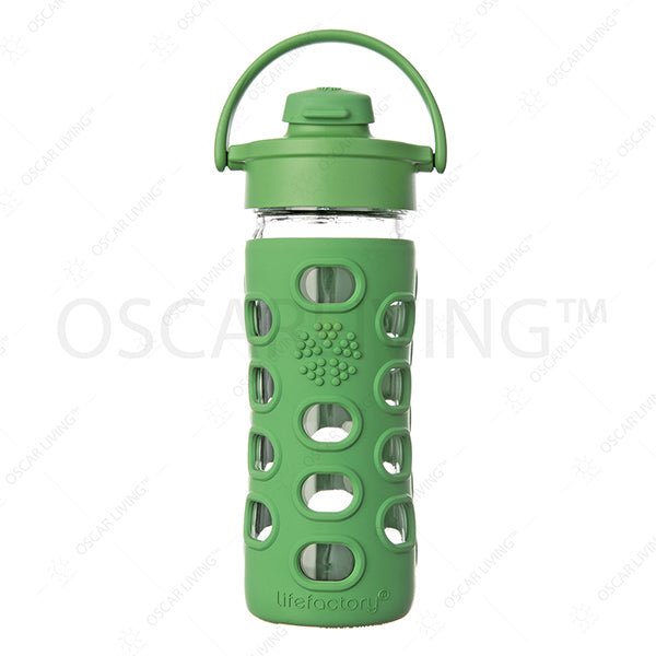 Botol MinumBotol Minum kaca Lifefactory 12 oz Flip Cap BPA FreeLIFE FACTORYOSCARLIVING