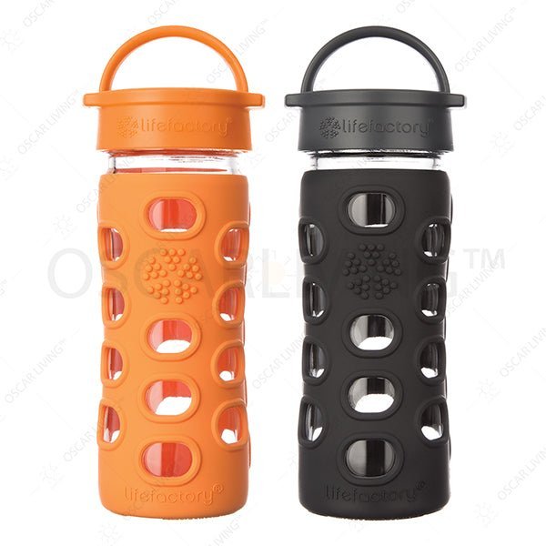 Botol MinumBotol Minum kaca Lifefactory 12oz Classic Cap BPA FreeLIFEFACTORYOSCARLIVING