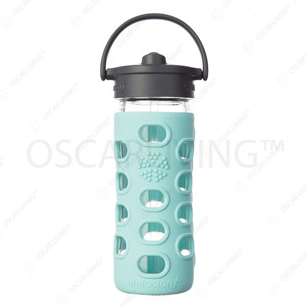 Botol MinumBotol Minum kaca Lifefactory 12oz Classic Straw Cap BPA FreeLIFEFACTORYOSCARLIVING