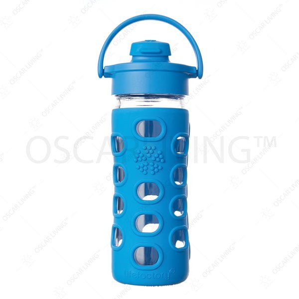 Botol MinumBotol Minum kaca Lifefactory 12oz Flip Cap BPA FreeLIFEFACTORYOSCARLIVING