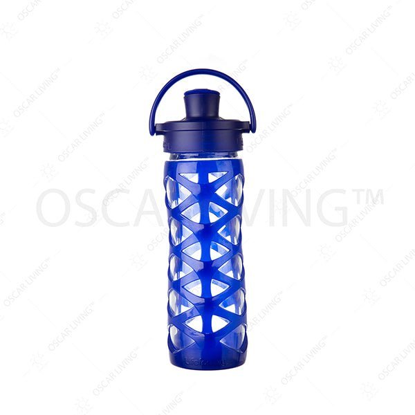 Botol MinumBotol Minum kaca Lifefactory 16 oz Active Flip Cap BPA FreeLIFEFACTORYOSCARLIVING