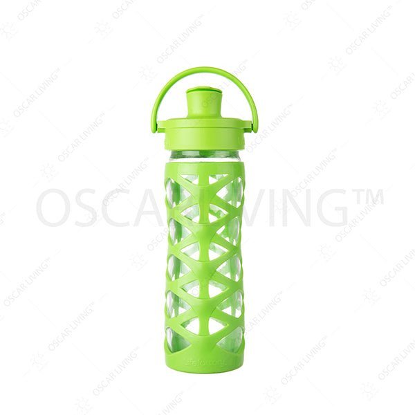 Botol MinumBotol Minum kaca Lifefactory 16 oz Active Flip Cap BPA FreeLIFEFACTORYOSCARLIVING