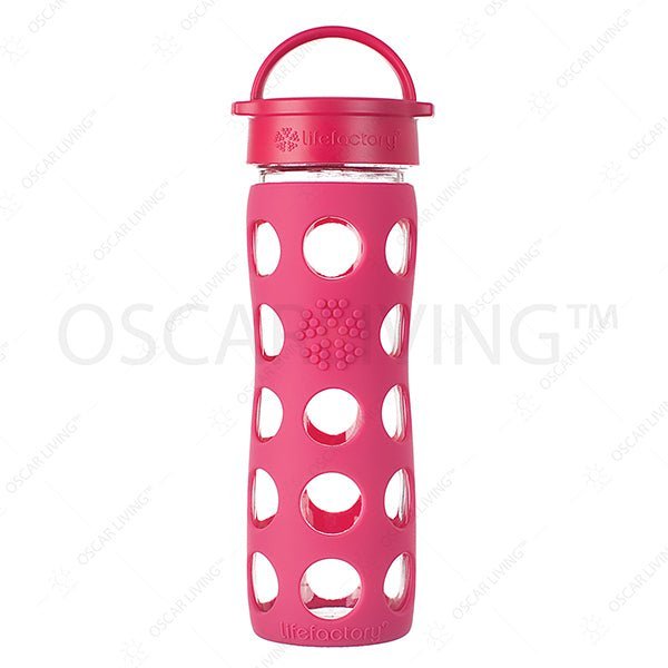 Botol MinumBotol Minum kaca Lifefactory 16 oz Classic Cap BPA FreeLIFEFACTORYOSCARLIVING