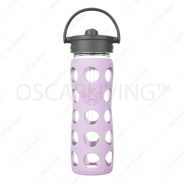 Botol MinumBotol Minum kaca Lifefactory 16 oz Classic Straw Cap BPA FreeLIFEFACTORYOSCARLIVING