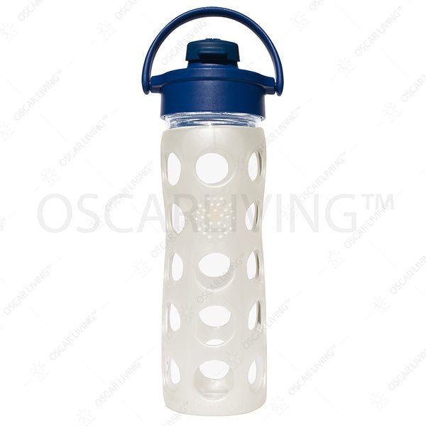 Botol MinumBotol Minum kaca Lifefactory 16 oz Flip Cap BPA FreeLIFEFACTORYOSCARLIVING