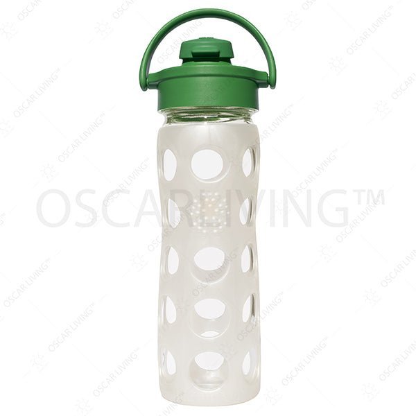 Botol MinumBotol Minum kaca Lifefactory 16 oz Flip Cap BPA FreeLIFEFACTORYOSCARLIVING