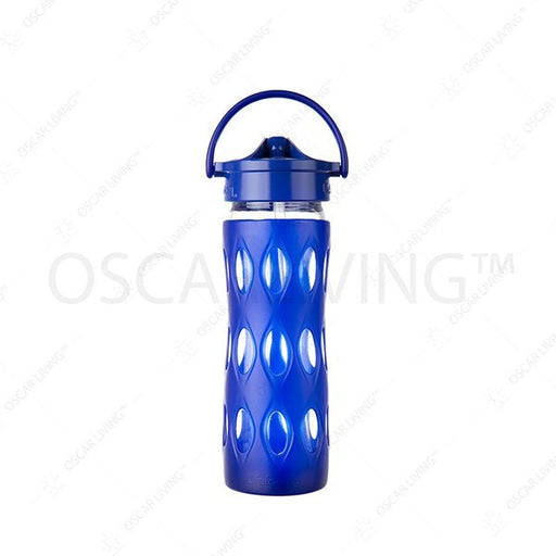 Botol MinumBotol Minum kaca Lifefactory 16oz Axis Straw Cap BPA FreeLIFEFACTORYOSCARLIVING