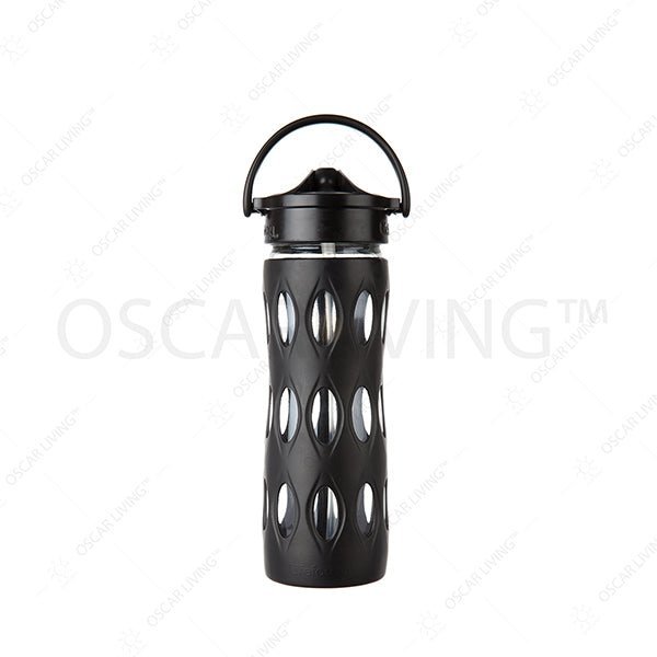 Botol MinumBotol Minum kaca Lifefactory 16oz Axis Straw Cap BPA FreeLIFEFACTORYOSCARLIVING