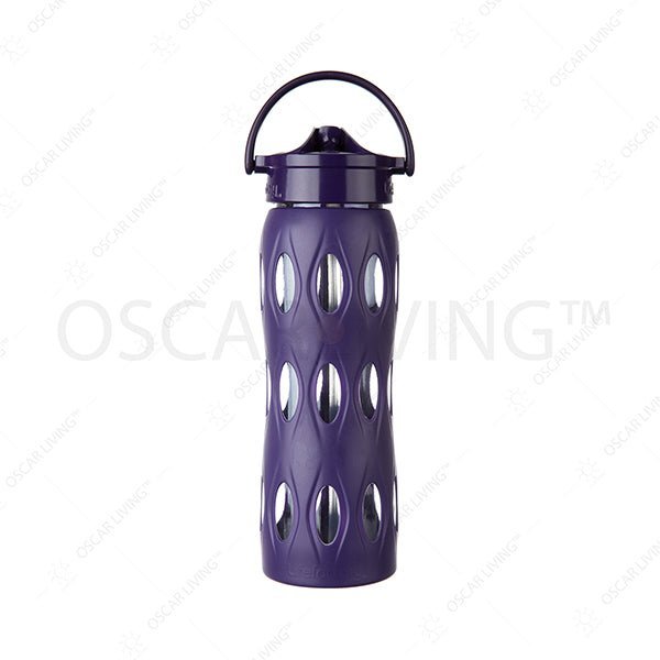 Botol MinumBotol Minum kaca Lifefactory 22 oz Axis Straw Cap BPA FreeLIFEFACTORYOSCARLIVING