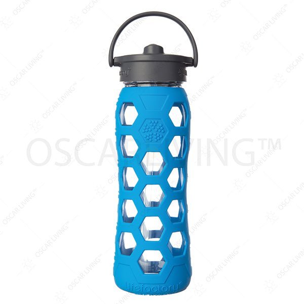 Botol MinumBotol Minum kaca Lifefactory 22 oz Classic Straw Cap BPA FreeLIFEFACTORYOSCARLIVING