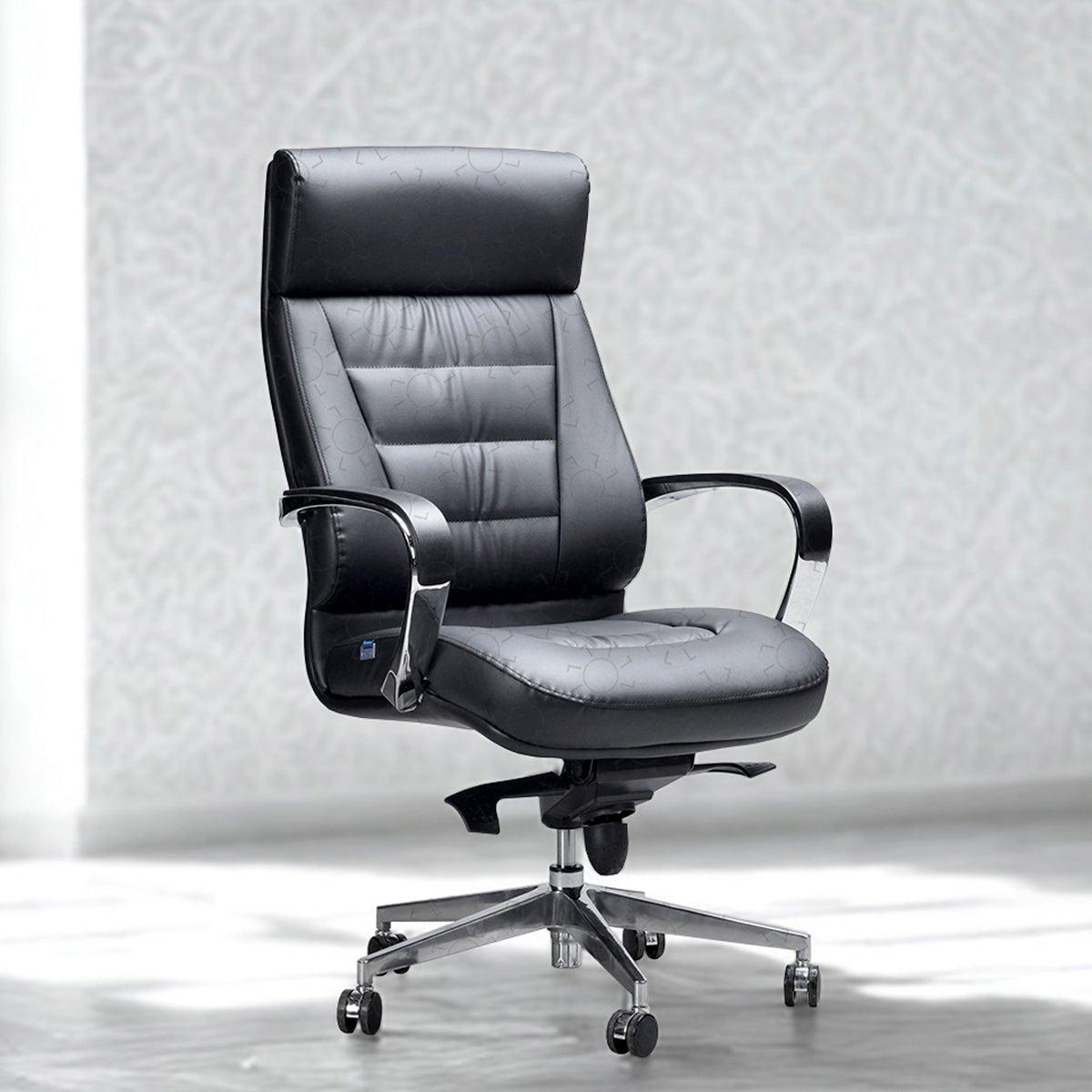 Kursi Kantor Leather Executive Office Chair High Back Indachi