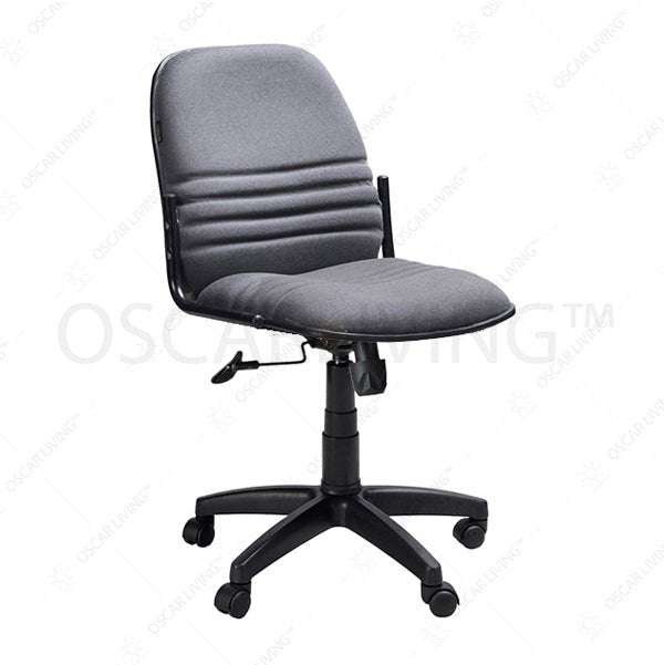 Mandaue Foam Low Office Chair Gregor Low Back Office Chair Dark Gray