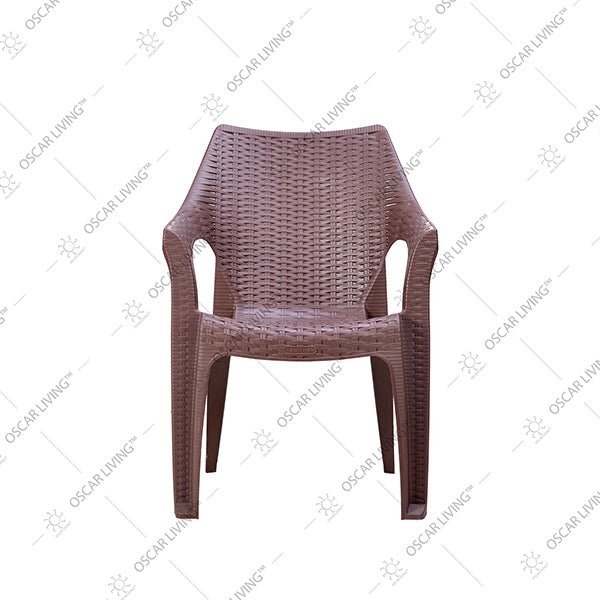 KURSI PLASTIK - PLASTIC CHAIRKursi Plastik Tabitha KST304 Motif Rotan | Plastic Chair KST 304TABITHAOSCARLIVING