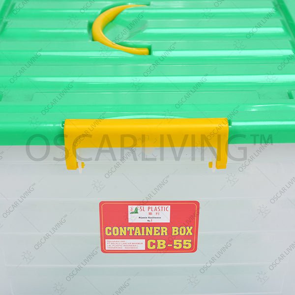 Storage BoxKontainer Kotak Penyimpanan SL Plastik CB55L | SL Plastic Storage Container Box CB55LSL PLASTICOSCARLIVING