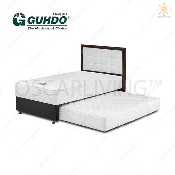 KASUR 2IN1 - 2IN1 BEDSETKasur Springbed Guhdo Standard 2in1 HB Metropolis Fabric | FullsetGUHDOOSCARLIVING