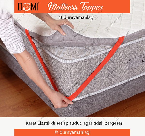 Mattress TopperLapisan Kasur Domi Topper Original | Mattress OnlyDOMIOSCARLIVING