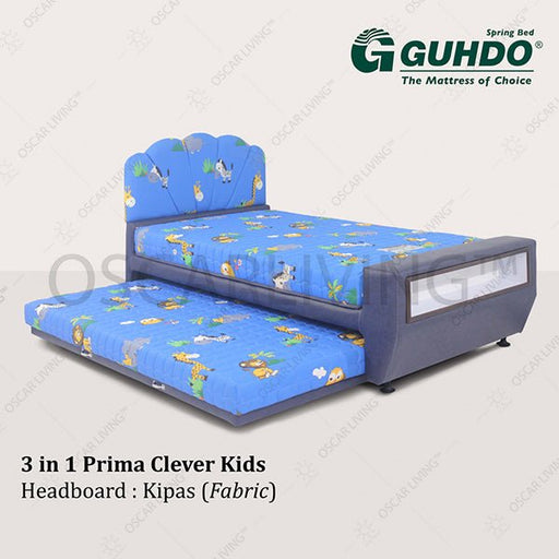 KASUR 3IN1 - 3IN1 BEDSETKasur Springbed Guhdo 3in1 Prima Kids Clever HB Kipas | Fullset KidsGUHDOOSCARLIVING