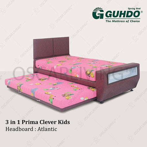 KASUR 3IN1 - 3IN1 BEDSETKasur Springbed Guhdo 3in1 Prima Kids Clever HB Atlantic | Fullset KidsGUHDOOSCARLIVING