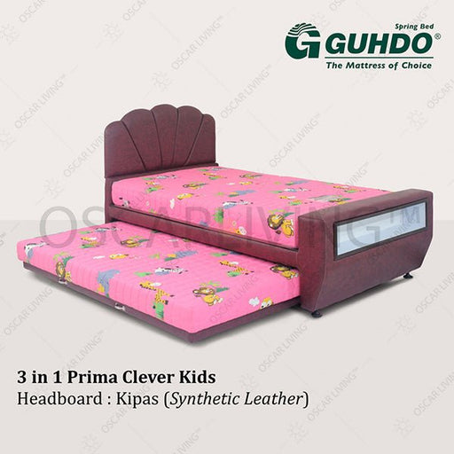 KASUR 3IN1 - 3IN1 BEDSETKasur Springbed Guhdo 3in1 Prima Kids Clever HB Kipas Oscar | Fullset KidsGUHDOOSCARLIVING