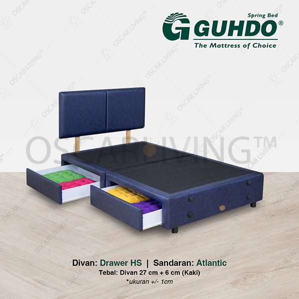 Divan Guhdo Drawer HS Fullset Atlantic - OSCARLIVING!