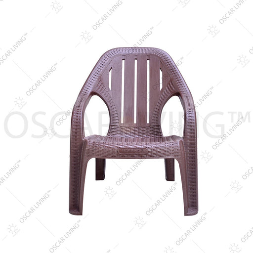 Kursi Plastik Tabitha KST03 Motif Rotan | Plastic Chair KST 03 - OSCARLIVING