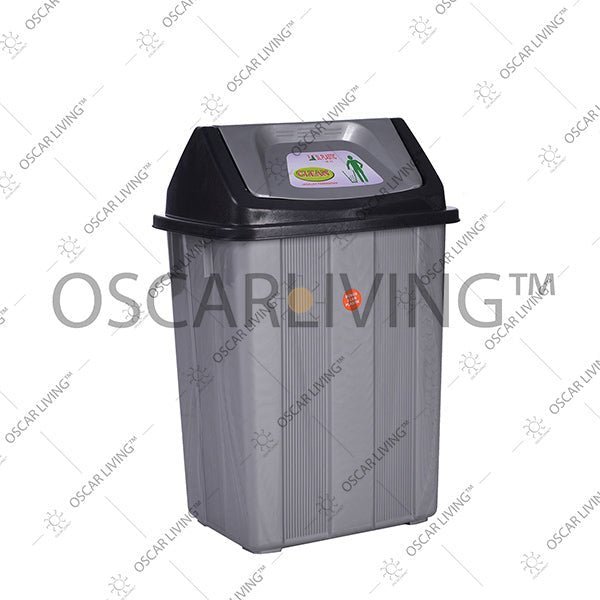 TrashbinTempat Sampah Keranjang Serbaguna SL Plastik Kotak Swing TopSL PLASTICOSCARLIVING
