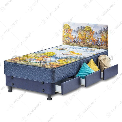 KASUR - SPRINGBEDKasur Springbed Guhdo Drawer BED Happy Kids | Fullset Ideal KidsGUHDOOSCARLIVING