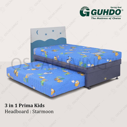 KASUR 3IN1 - 3IN1 BEDSETKasur Springbed Guhdo 3in1 Prima Kids HB Starmoon | Fullset KidsGUHDOOSCARLIVING