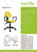 Staff Office ChairKursi Kantor Minimalis Savello Regza GT 1 | Staff Office ChairSAVELLOOSCARLIVING
