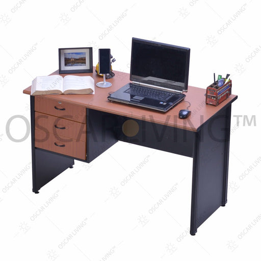 Meja Kantor 1/2 Biro Lunar LMK1260 L3 | Office Desk - OSCARLIVING