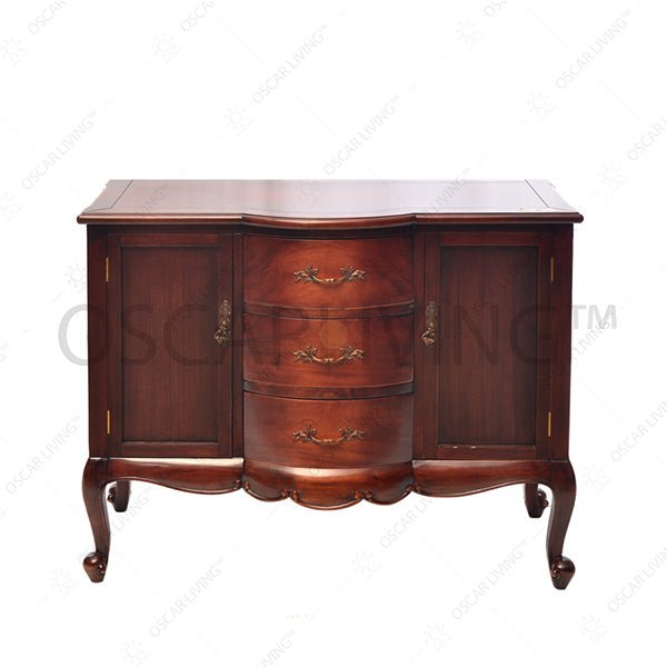 Meja Console Mahogani Oliv Ritz Picadilly | Drawer Console - OSCARLIVING