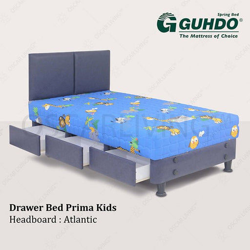 KASUR - SPRINGBEDKasur Springbed Guhdo Drawer Bed Prima Kids HB Atlantic | FullsetGUHDOOSCARLIVING