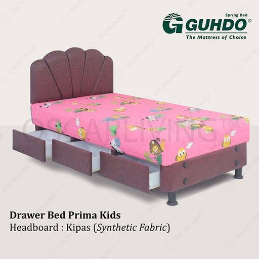 KASUR - SPRINGBEDKasur Springbed Guhdo Drawer BED Prima Kids HB Kipas Oscar | FullsetGUHDOOSCARLIVING