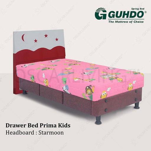 KASUR - SPRINGBEDKasur Springbed Guhdo Drawer Bed Prima Kids HB Starmoon | FullsetGUHDOOSCARLIVING