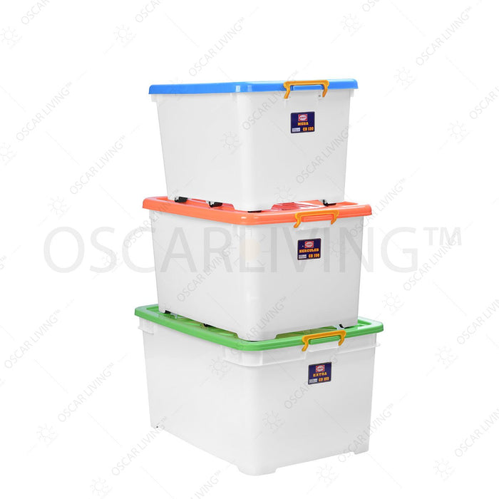 Storage BoxShinpo 126 Extra Container CB195 Dengan Roda / Box Serbaguna CB195SHINPOOSCARLIVING