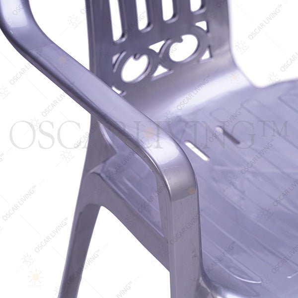 KURSI PLASTIKKursi Teras Santai SL Plastik ITALIA Silver | Terrace ChairSL PLASTICOSCARLIVING