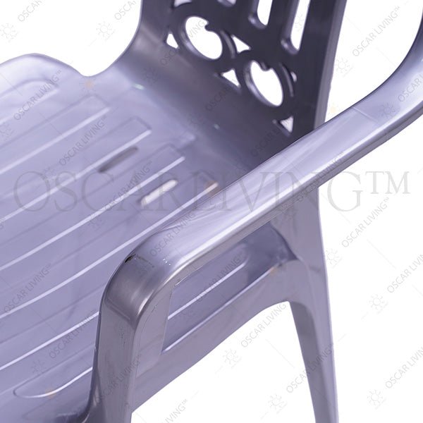 KURSI PLASTIKKursi Teras Santai SL Plastik ITALIA Silver | Terrace ChairSL PLASTICOSCARLIVING